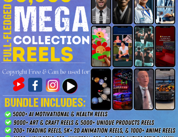 50K+ Mega Reels Collection, Instagram Reels Bundle
