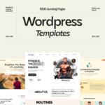 1000+ WordPress Templates and landing Pages Bundle