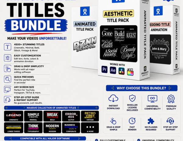 2.5K Pro Titles – Instantly Elevate Your Videos!