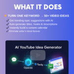 AI YouTube Idea Generator | 50+ Viral Video Titles Hooks & Descriptions | Content Planner Workflow with Google Sheets - Image 3
