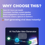 AI YouTube Idea Generator | 50+ Viral Video Titles Hooks & Descriptions | Content Planner Workflow with Google Sheets - Image 5