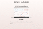 Airbnb Property Management Spreadsheet Bundle | Rental Income Expense Tracker | Excel & Google Sheets Templates - Image 3