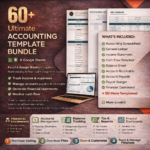 60+ Accounting Templates Excel & Google Sheet | Small Business Profit & Loss, Balance Sheet & Cash Flow Tracker