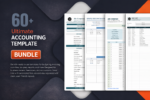 60+ Accounting Templates Excel & Google Sheet | Small Business Profit & Loss, Balance Sheet & Cash Flow Tracker - Image 6