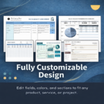 50+ Professional Datasheet Template Bundle Excel & Google Sheets | Business Dashboard, HR, Sales, Finance Reports | Editable Spreadsheet Templates - Image 4