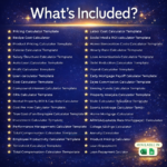 50+ Calculator Excel Templates Bundle | Financial, Loan, ROI, Pricing Calculators | Excel & Google Sheets Spreadsheet Pack - Image 3