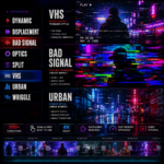 200+ Glitch Transitions for Final Cut Pro X | FCPX Transition Pack | VHS Bad Signal Urban Effects | YouTube Video Editing Assets - Image 3