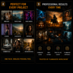 700 Film Looks LUT Pack | Cinematic Color Grading Presets | Video & Photo LUTs | Premiere Pro Lightroom DaVinci Resolve LUTs - Image 4