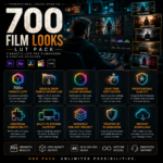 700 Film Looks LUT Pack | Cinematic Color Grading Presets | Video & Photo LUTs | Premiere Pro Lightroom DaVinci Resolve LUTs - Image 6
