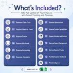 10+ Expense & Budget Templates | Excel & Google Sheets | Budget Planner | Expense Tracker | Financial Spreadsheet Bundle - Image 2
