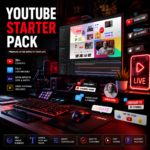 YouTube Starter Pack for After Effects | YouTube Animation Bundle | Intro Lower Third Subscribe Buttons | Content Creator Pack - Image 2