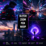1500+ Seamless Transitions Pack for Premiere Pro | Video Editing Bundle | Glitch Zoom Pan Warp Transitions | Drag & Drop Editing Pack - Image 3